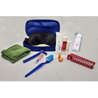 Personal Care Customized Complete Set Hotel Airline Amenity kit with Hand Sanitizer