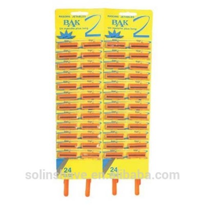 disposable razor display cards blister card