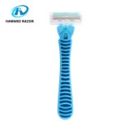 Small MOQ women 6 blade razor cartridges removable shaving blade razor refill